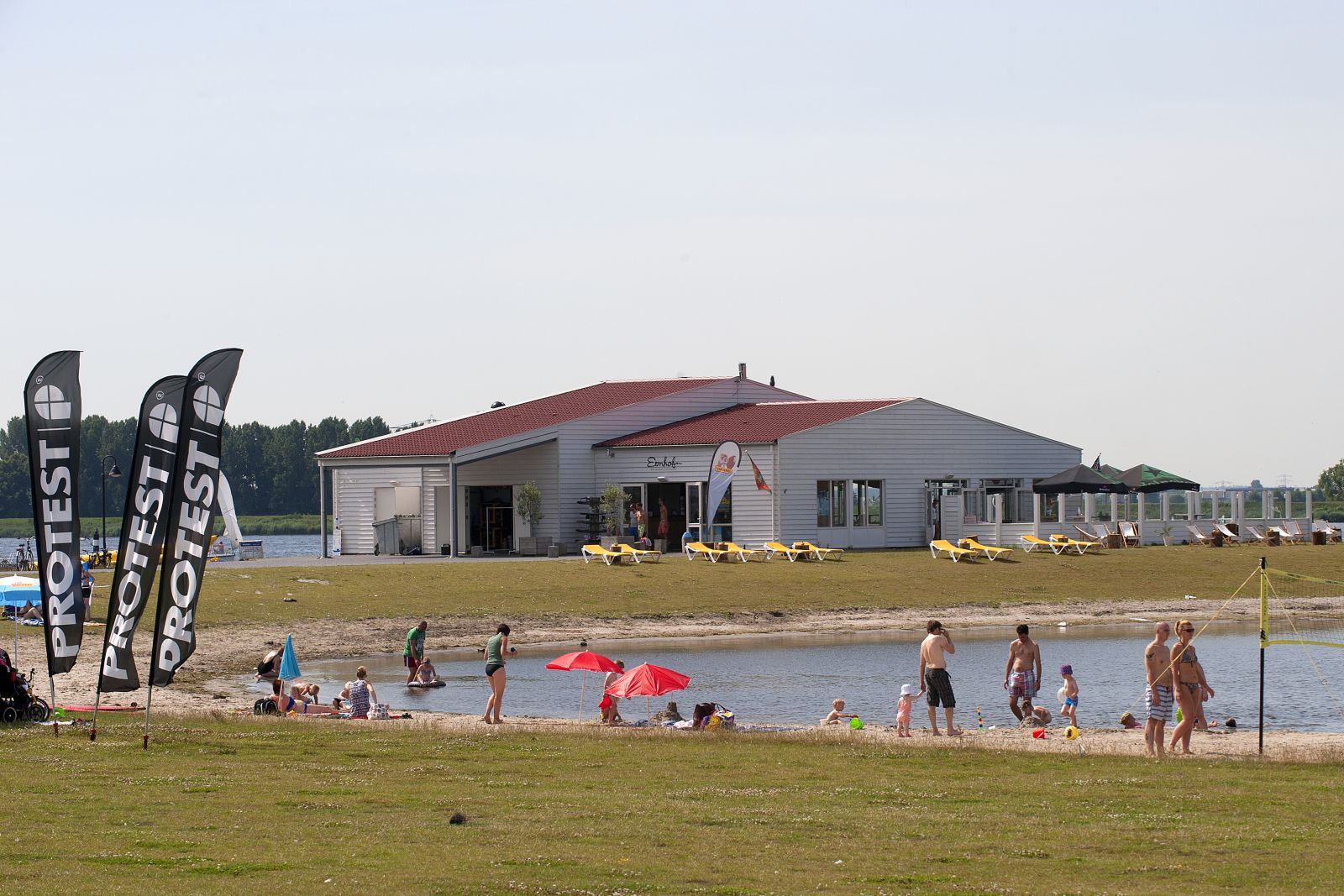 Privéstrand Eemhof Camping Marina Eemhof